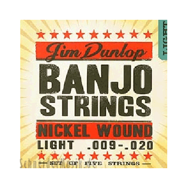 Dunlop DLN1015 Banjo Set Nickel Wound, light (Loop End)