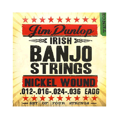 Dunlop DLN1224 Irish/Tenor Banjo Set Nickel Wound Loop End