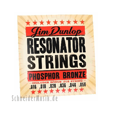 Dunlop DLP3207 Resonator Set Phosphor Bronze