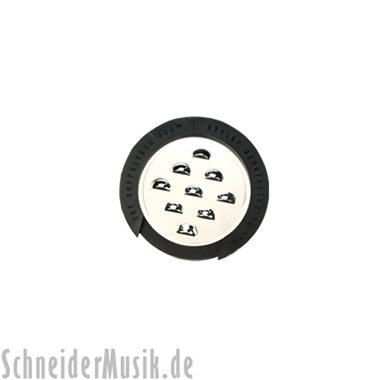 Dunlop DSC301 Suppressor Pro 9 Louver, chrome