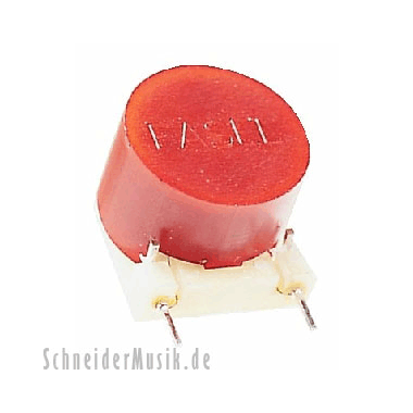Dunlop FL 02R Fasel Toroidal Inductor - red