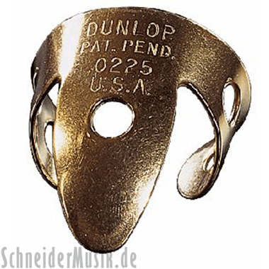 Dunlop 37R.0225 Brass Tube Fingerpicks (20 pieces) - .0225