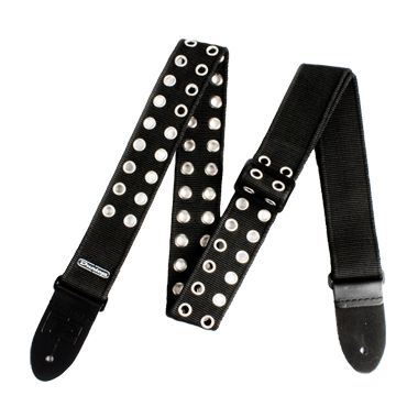 Dunlop D38-19BK Guitar Strap D 38 Grommet Black