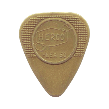 Dunlop LP 210 Plektren Herco Nylon (12 pieces) Flat Flex 50 Picks