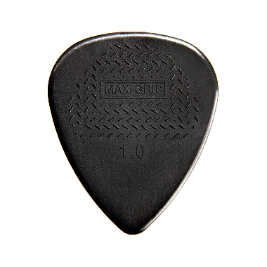 Dunlop 449 Max Grip STANDARD Nylon Picks / Púas 1.00 mm, negro (12-pack)
