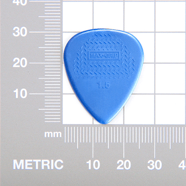 Dunlop 449 Max Grip STANDARD Nylon Picks / Púas 1.50 mm, azul (12-pack)
