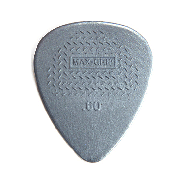 Dunlop 449 Max Grip STANDARD Nylon Picks 0.60 mm, light-grey (12-pack)