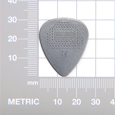 Dunlop 449 Max Grip STANDARD Nylon Picks 0.73 mm, grey (12-pack)