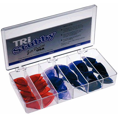 Dunlop 473 Plektren STUBBY TRIANGLE Dealers Pack