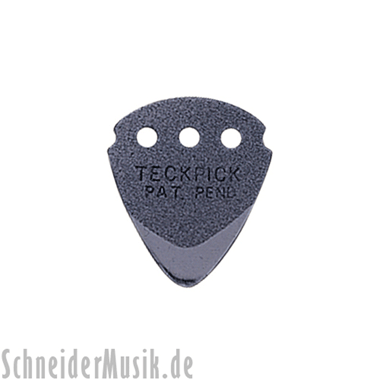Dunlop 467 TECKPICK Aluminum Picks (12-pack), black