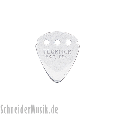Dunlop 467 TECKPICK Aluminum Picks (12-pack), clear (aluminium-coloured)