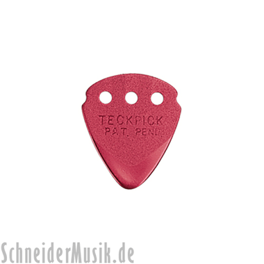 Dunlop 467 TECKPICK Aluminum Picks (12-pack), red