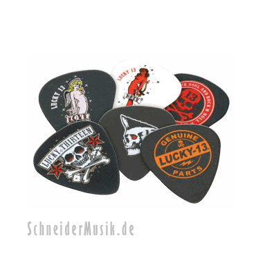 Dunlop L13 Plektren Players Pack (6 pieces) Series II, 0.73 mm