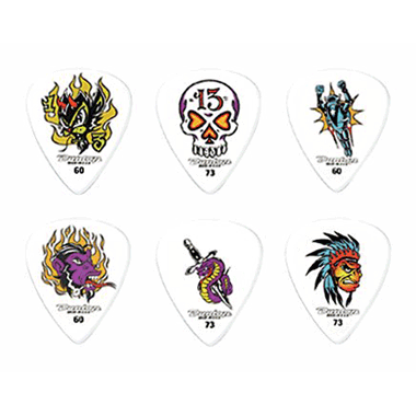 Dunlop BL100 Picks BLACKLINE Original (6-pack) 1.14 mm