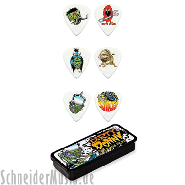 Dunlop BL 111 Dirty Donny Picks 1.00mm (6-pack) with Tin Box