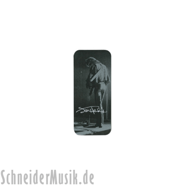 Dunlop JH-PTR06M JIMI HENDRIX Silver Portrait Pick Tin, Medium (Pick Tin with 12 Picks)