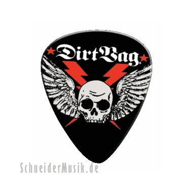 Dunlop DRB Plektren Dunlop DIRTBAG Tortex Standard BIG PACK (36 piezas) Skull & Bolts 0.60 mm