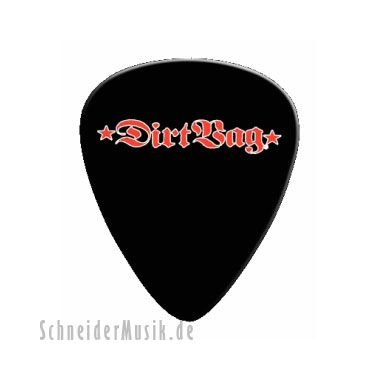 Dunlop DRB Plektren Dunlop DIRTBAG Tortex Standard BIG PACK (36 pieces) Red Logo 0.88 mm