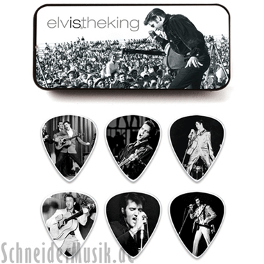 Dunlop EP-PT01 ELVIS PRESLEY "Elvis King" Pick Tin (Pick Tin with 6 Picks)