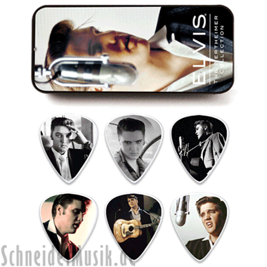Dunlop EP-PT03 ELVIS PRESLEY "Wert Tin" Pick Tin (Pick Tin with 6 Picks)