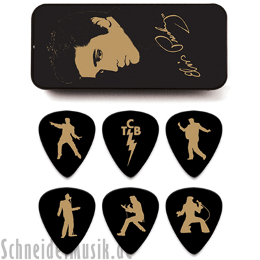 Dunlop EP-PT04 ELVIS PRESLEY "Portrait" Pick Tin (Pick Tin with 6 Picks)