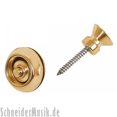 Dunlop SLS1504G Straplok TRADITIONAL Design System, gold