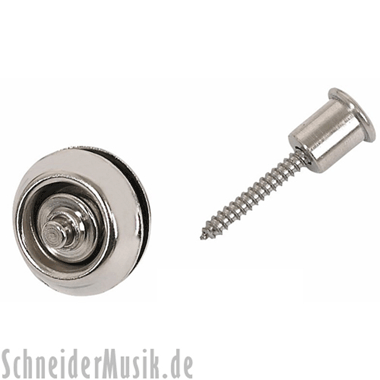 Dunlop SLS1401N Straplok Flush Mount "Warwick Straps", nickel
