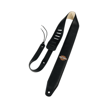 Dunlop Harley Davidson HD-S009 Leather guitar strap Bar & Schild Logo