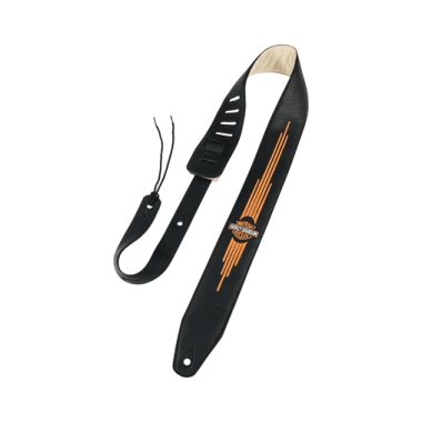Dunlop Harley Davidson HD-S011 Leather guitar strap Bar & Schild Logo