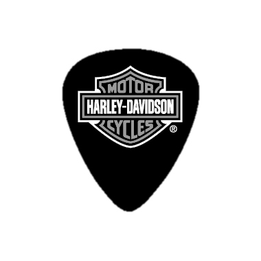 Dunlop HD Harley Davidson Púas BLACK TORTEX 0.73 mm