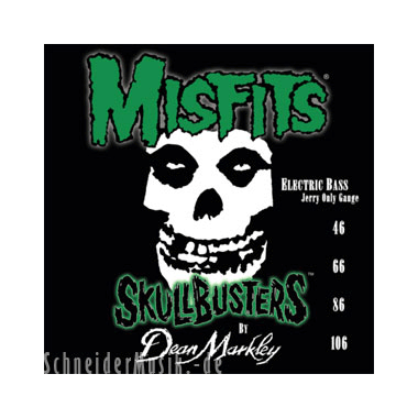 Dean Markley 8801 MISFITS SKULLBUSTERS 4-string