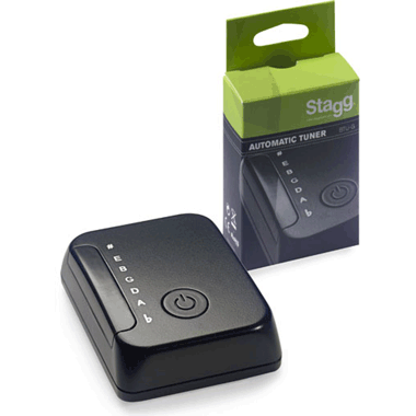 Stagg BTU-G Automatic Guitar/Bass Tuner, black