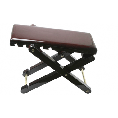 Stagg FOS-A1 WD Wooden Guitar Footstool, mahogany highgloss