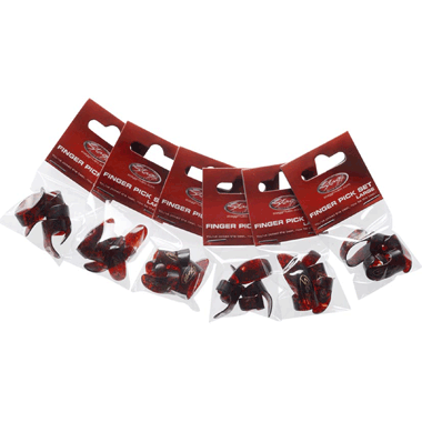 Stagg  FPS-L Set of plastic Thumb & Finger Picks (1 thumb + 4 fingers) - Large
