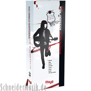 Stagg GAP-W ACOUSTIC Guitar Accessory Pack
