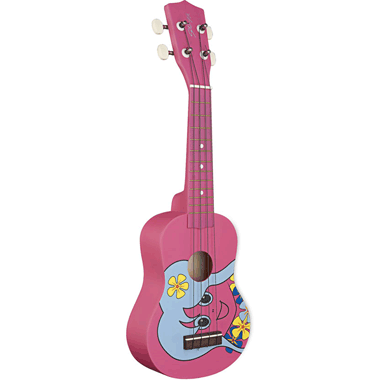 Stagg US-MA Traditional Soprano Ukulele w/ Manga graphic