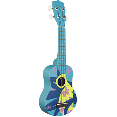 Stagg US-TU Traditional Soprano Ukulele w/ Turtle graphic