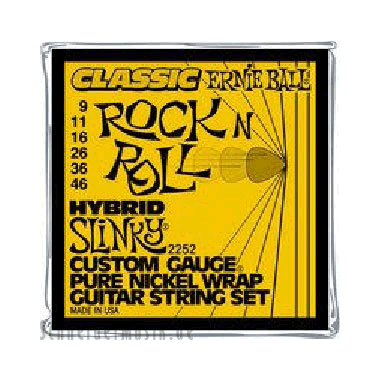 Ernie Ball 2252 Hybrid Slinky Classic Rock'n'Roll