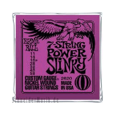 Ernie Ball 2620 Power Slinky Nickel 7-string