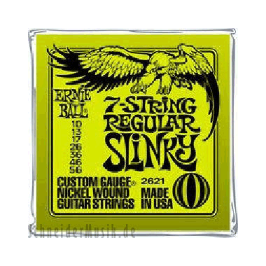 Ernie Ball 2621 Regular Slinky Nickel 7-string