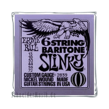 Ernie Ball 2839 Slinky Baritone Bajo (A-A tuned)
