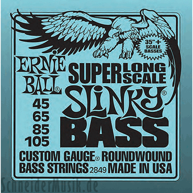 Ernie Ball 2849 Slinky Nickel Bass, Super Long Scale 35"