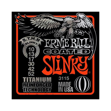 Ernie Ball 3115 Slinky Coated Titanium - Skinny Top/Heavy Bottom