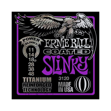 Ernie Ball 3120 Power Slinky Coated Titanium