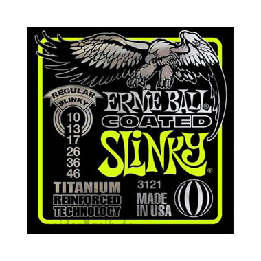 Ernie Ball 3121 Regular Slinky Coated Titanium