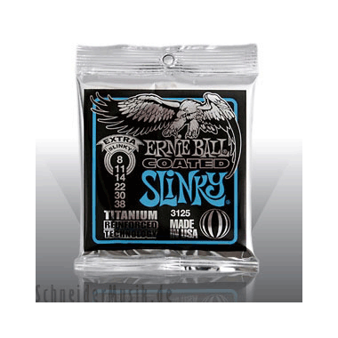Ernie Ball 3125 Extra Slinky Coated Titanium