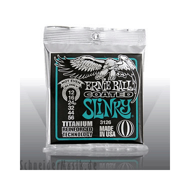 Ernie Ball 3126 Not Even Slinky Coated Titanium