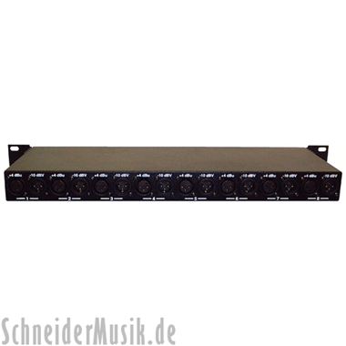 EBTECH LLS-8-XLR Hum Line Level Shifter LLS 8 XLR