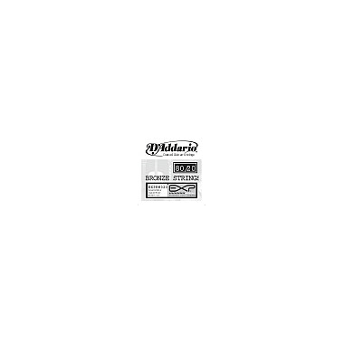 D'Addario EXP Cobertura 80/20 Bronce Entorchado Redondo Cuerda Suelta