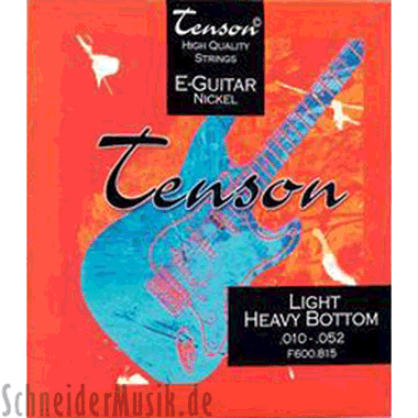 Tenson E-Guitar Nickel, Light Top/Heavy Bottom